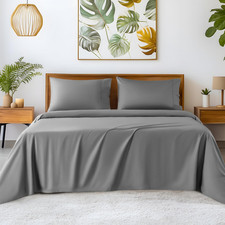 00 Egyptian Cotton Sheets - 200 Thread Count, Luxury  Cooling Hotel Cotton Bed