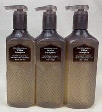 Lot of 3 Bath Body Works White Pumpkin Cleansing Gel Hand Soaps