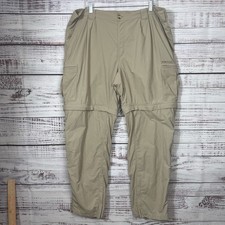 Ex Officio Convertible Pants Lightweight Quick Dry Cargo Fishing Hiking Mens L