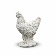 H&uuml;hnerfigur Shabby Chic H&uuml;hnerfigur aus Kunstharz detailreich f&uuml;r Dekoliebhaber