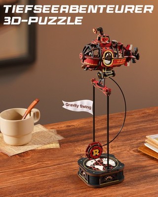 ROKR 3D Holzpuzzle Deep Sea Adventurer Gravity Swing Series Kit Home Decor Gifts