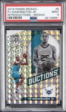 2019 PANINI MOSAIC INTRODUCTIONS MOSAIC #8 PJ WASHINGTON JR. PSA 9