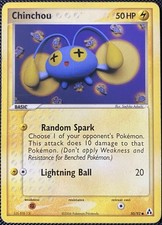 Chinchou 50/92 Legend Maker Regular *DAMAGED* Pokémon Card on eBay