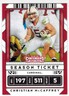CHRISTIAN McCAFFREY 2020 Panini Contenders Draft Picks #17 Stanford Cardinals