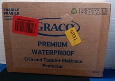 Graco Premium Waterproof Crib Toddler Mattress Protector New Sealed 1 Pack