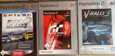 Gran Turismo 3 + DTM Race Driver 2 + V-Rally 3 PS2 Bundle PAL