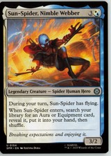 Sun-Spider, Nimble Webber 154 Marvel's Spider-Man Magic: The Gathering LP