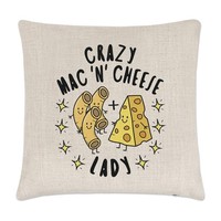 VerrüCkte Mac N KäSe Damen Stars Kissenbezug Lustiger Witz Essen Liebhaber