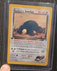 Pokémon TCG Rocket's Snorlax 33/132 Gym Heroes 1st Edition Rare 90HP Sugimori