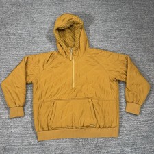 Prana Elsa Half Zip Jacket Women XL Hoodie Sherpa Lined Pullover HIke Outdoor