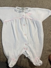 Little Me Vintage Baby Sleeper Size 3 Months Pre Owned
