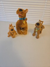 LOT- 3 Vgt 1998 Scooby Doo Plush