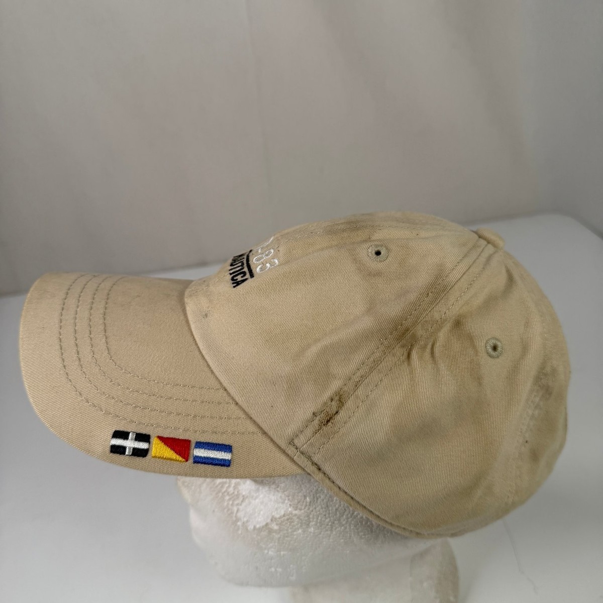 Nautica N-83 Baseball Cap Hat Men's One Size Tan Khaki Adjustable