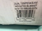 NEW Resident Weighted Blanket 20 lbs 48 x 72 Dual Temperature Removable Cover — photo 3