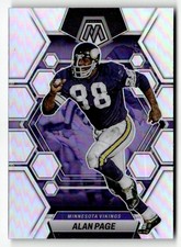 2023 Panini Mosaic #156 Alan Page Silver