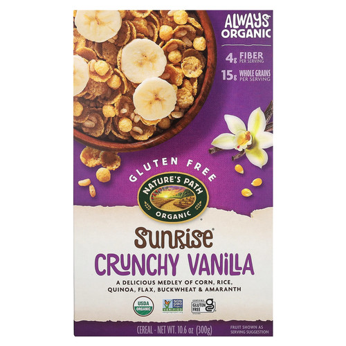 Sunrise, Cereal, Crunchy Vanilla , 10.6 oz (300 g)