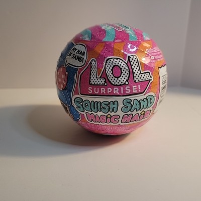 LOL Surprise Squish Sand Magic Hair Doll in sealed ball. New Sealed