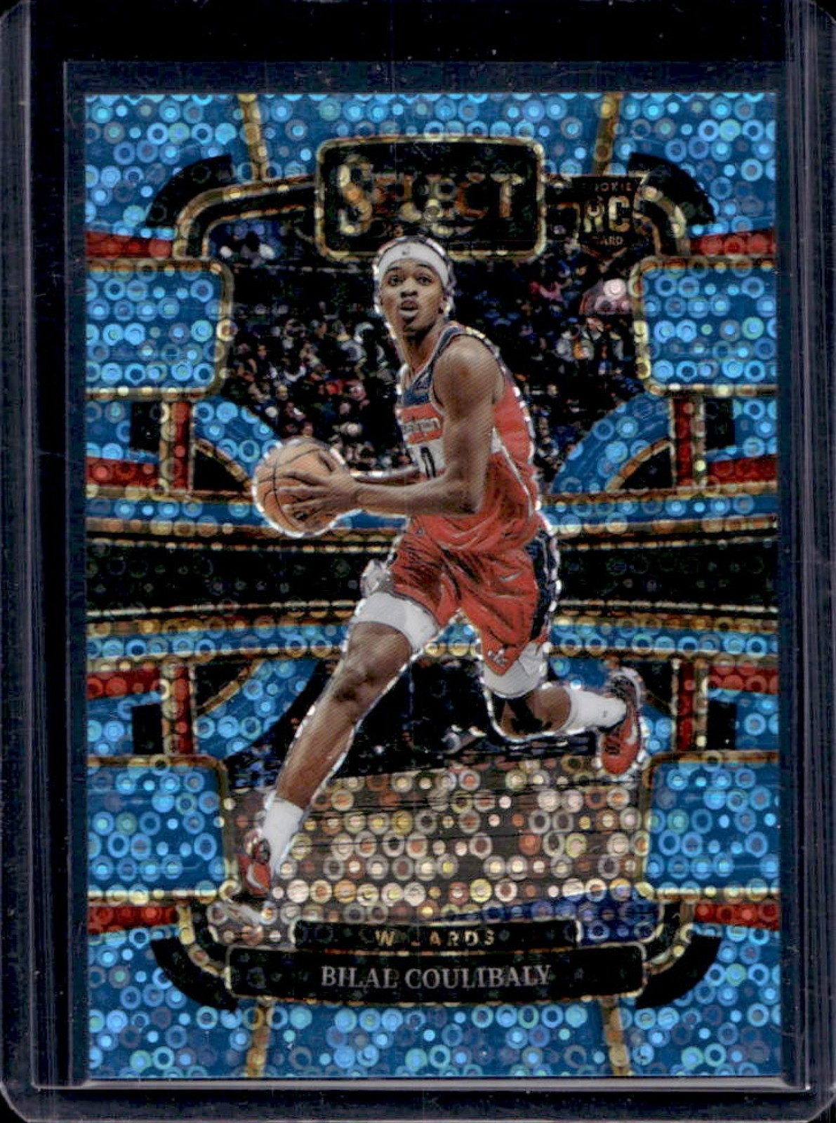 2023-24 Select Bilal Coulibaly RC Light Blue Disco Prizm Concourse #75/99