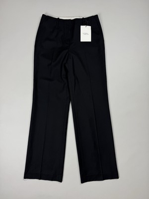 NEU MIT ETIKETT! Nothing Written Damen Low Rise Tailored Wool Dress Pants Hos...