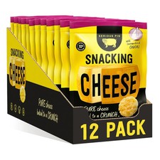Serious Pig Snacking Cheese Caramelised Onion Flavour - Pure Cheese Crisps High