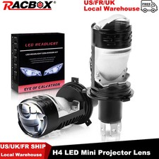2pcs Headlight Bulb H4 LED Driving Lamp 100W Hi/Lo Plug-and-Play Auto Headlight