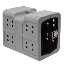 Dakota283 D2-G3MED-FRM-DAR Polyethylene Framed Door Kennel, Medium, Dark Granite