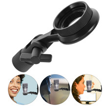 Microphone Clip Adjustable Angle Microphone Shock Mount Holders Metal Mic Stand