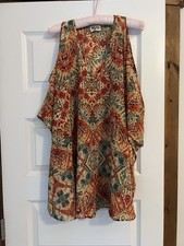 Show Me Your Mumu Peta Boo Tunic Top Size X-small In Santiago Sandstone EUC
