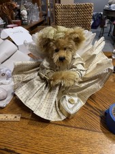 Annette Funicello 12  Mohair GOLDIE Angel Bear 50th Milestone Preowned No Box