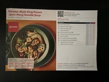 22 Gousto Recipe Cards Variety Of Fish, Prawn, Chicken No Doubles