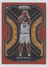 2020-21 Panini Prizm Ruby Wave Prizm Zeke Nnaji #266 12g7