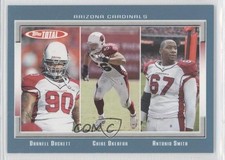 2006 Topps Total Blue Darnell Dockett Chike Okeafor Antonio Smith #236 0a1
