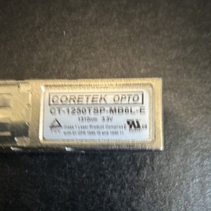 Coretek Opto CT-1250TSP-MB6L-E Network Switch Module 1310nm Optical Transceiver