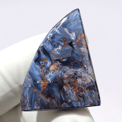 Paquete de cabujón Blue Storm Pietersite ~ 4 piezas piedras preciosas Chatoyant de alta calidad 30-33 mm - Imagen 6 de 12