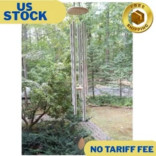 5' Big Extra Large 57" Wind Chime Deep Tone Tuned Resonant Bass Sound Church