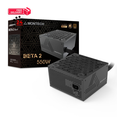 Montech BETA 2 550W Power Supply, ATX 3.1 Ready, 80+ Bronze Certified,...