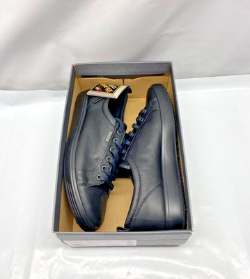 ECCO Women's Soft 7 Gore-tex Tie Sneaker - Black - Size 10/10.5