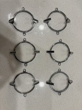 Nos 1962 Chevy Impala 6 Piece Tail Light Lens Chrome Ornaments Gm Oem Guide 62 .