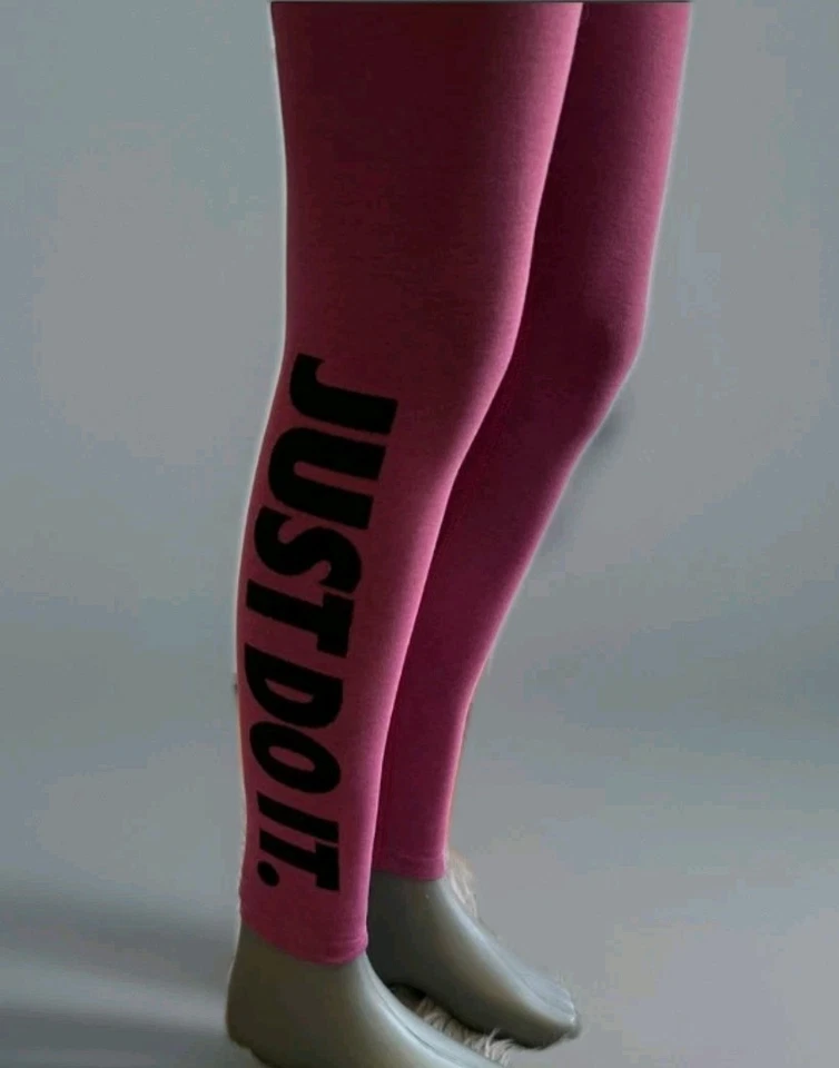 NIKE JUST DO IT Sporthose Leggings rosa Gr.S-36/38 Top - Bild 3 von 4