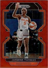 2022 Panini Prizm WNBA Prizms Ruby Wave #27 Jasmine Thomas - BSK
