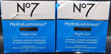 Lot Of 2 No.7 HydraLuminous Hydrating Night Gel 1.69Fl Oz Ea New Unused