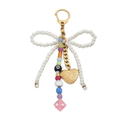 Bows Keychain Bag Charms Car Keyrings Bag Charms Accessories for Purse Decors
