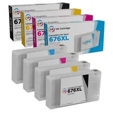 LD HY Ink Cartridge for Epson 676XL 4PK: T676XL120 T676XL220 T676XL320 T676XL420