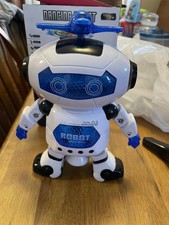 Digital Warrior 08 Top Dancing Robot with Colorful Rotating 360  Music Works