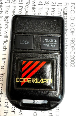 KEYLESS REMOTE car STARTER CodeAlarm Code ALARM CAR KEY FOB GOH-FRDPC2002 TSM-23