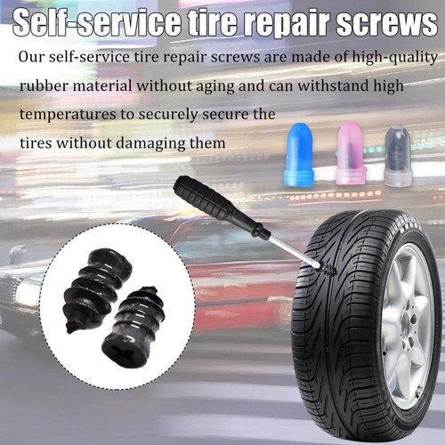 High Quality Rubber Tire Repair Nails 100PCS For 2-5mm Holes W/Tool+Box FreeShip - Picture 18 of 18