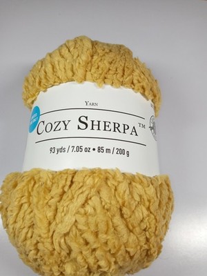 Loops & Threads Yarn Cozy Sherpa-Fall Leaf-93 Yards-100% Polyester