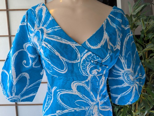 Vtg 60s MCINERNY By SYDNEY Honolulu Traditional Floral Maxi Dress Sz Modern Sz S, $164.99 - Photo 2