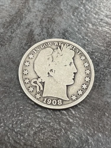 1908 barber half dollar- New Orleans