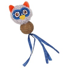 Nobby Katzenspielzeug Eule 7,5 cm mit Katzenminze Spielzeug Federn Katze